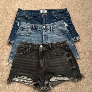 Set of jean shorts- size 28/29